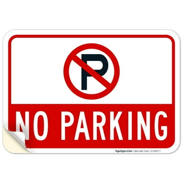 12x18 No Overnight Parking Black Red White Print Picture Symbol Car Lot Poster Business Office Road Street Sign Large 12x18 No Overnight Parking Black Red White Print Picture Symbol Car Lot Poster Business Office Road Street Sign Large